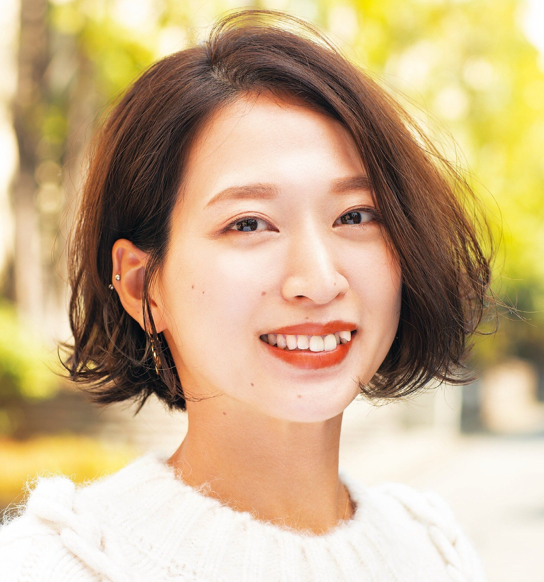 40代のショートボブの女性