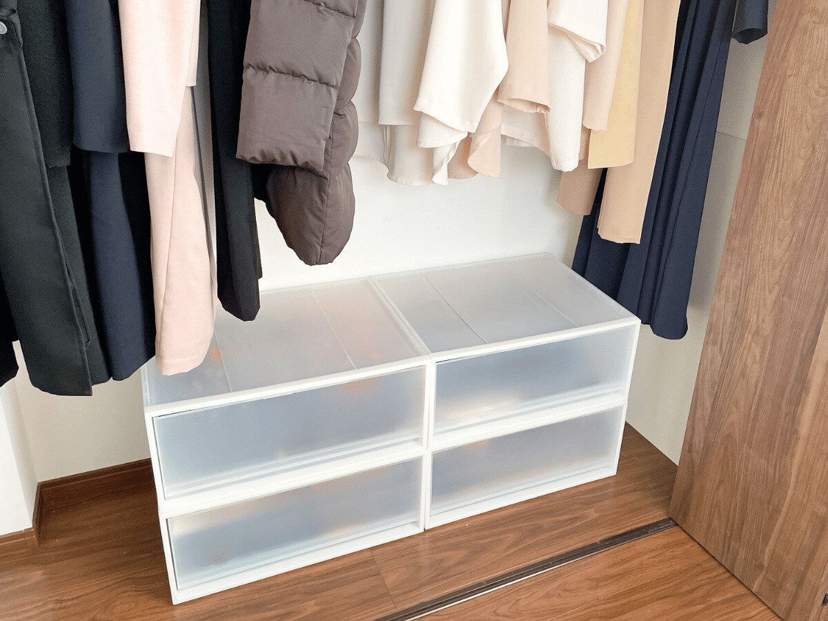 ポリエステル麻 ソフトボックス フタ式 L/無印良品