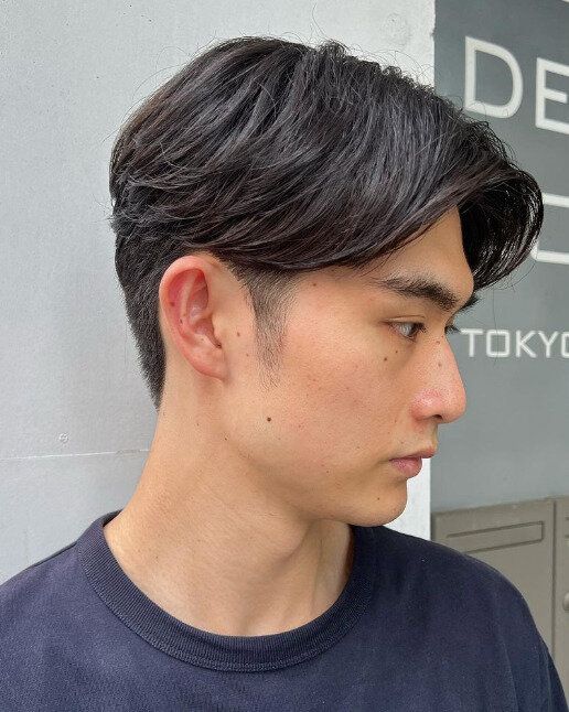 自然な毛流れがポイント!ナチュラルなツーブロック