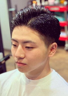 男女問わず好感度抜群!七三分けツーブロック