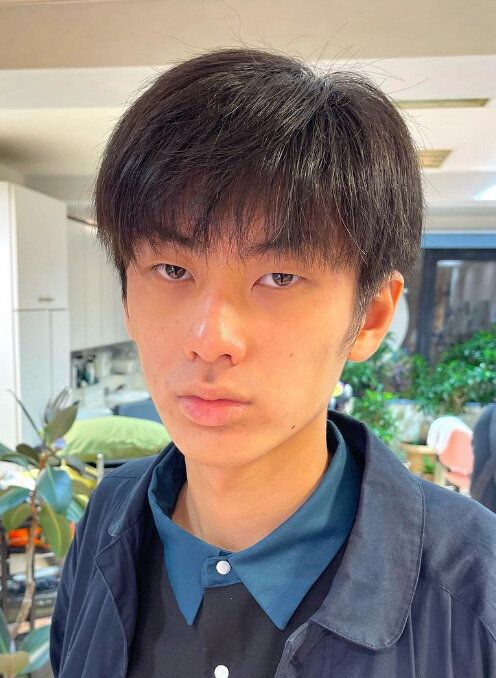 スタイリング剤は不要!メンズショート