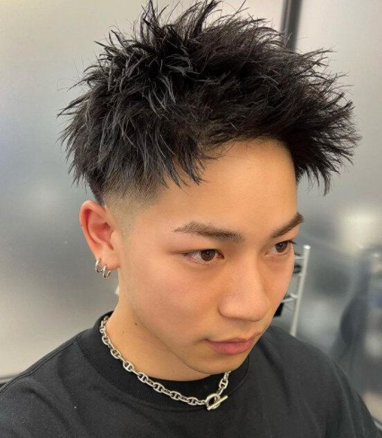 躍動感あるセットが重要!長めのハーフジェットスタイル