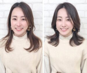40代女性に似合うセミロング・ミディアムヘア【2024最新】美人度が上がるおすすめ髪型59選