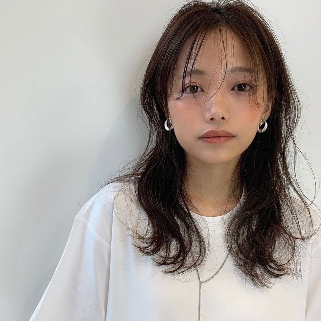 40代女性に人気のセミロング・ミディアムヘア!ふんわりヘルシーセミロング