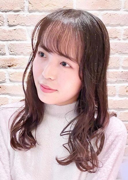 ミックス巻きで大人可愛く!おしゃれ見えセミロング