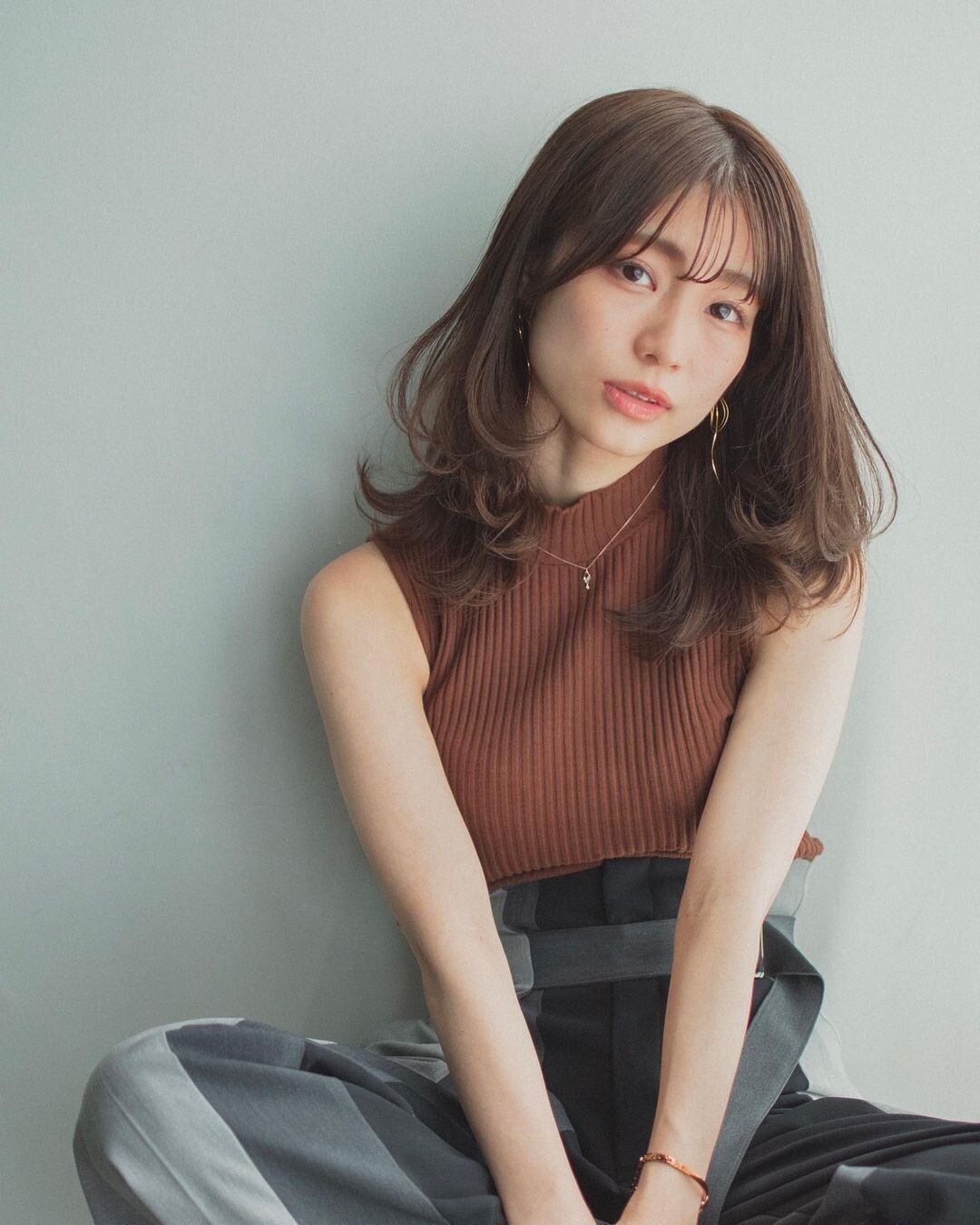 40代女性に人気のセミロング・ミディアムヘア!ワンカールで垢抜け!大人のミディアムヘア