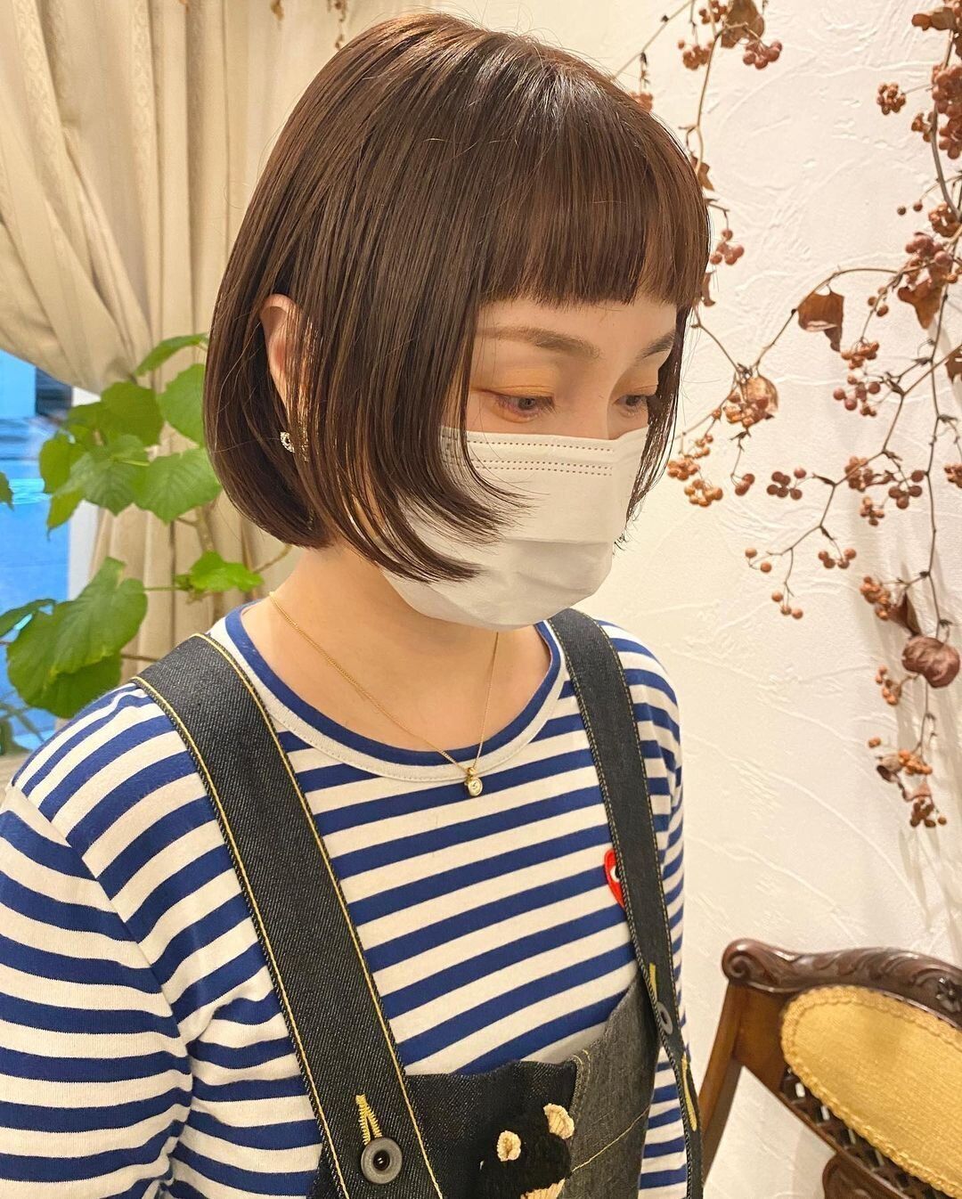 40代女性に似合うボブ!前髪と顔まわりで個性が引き立つおしゃれボブ