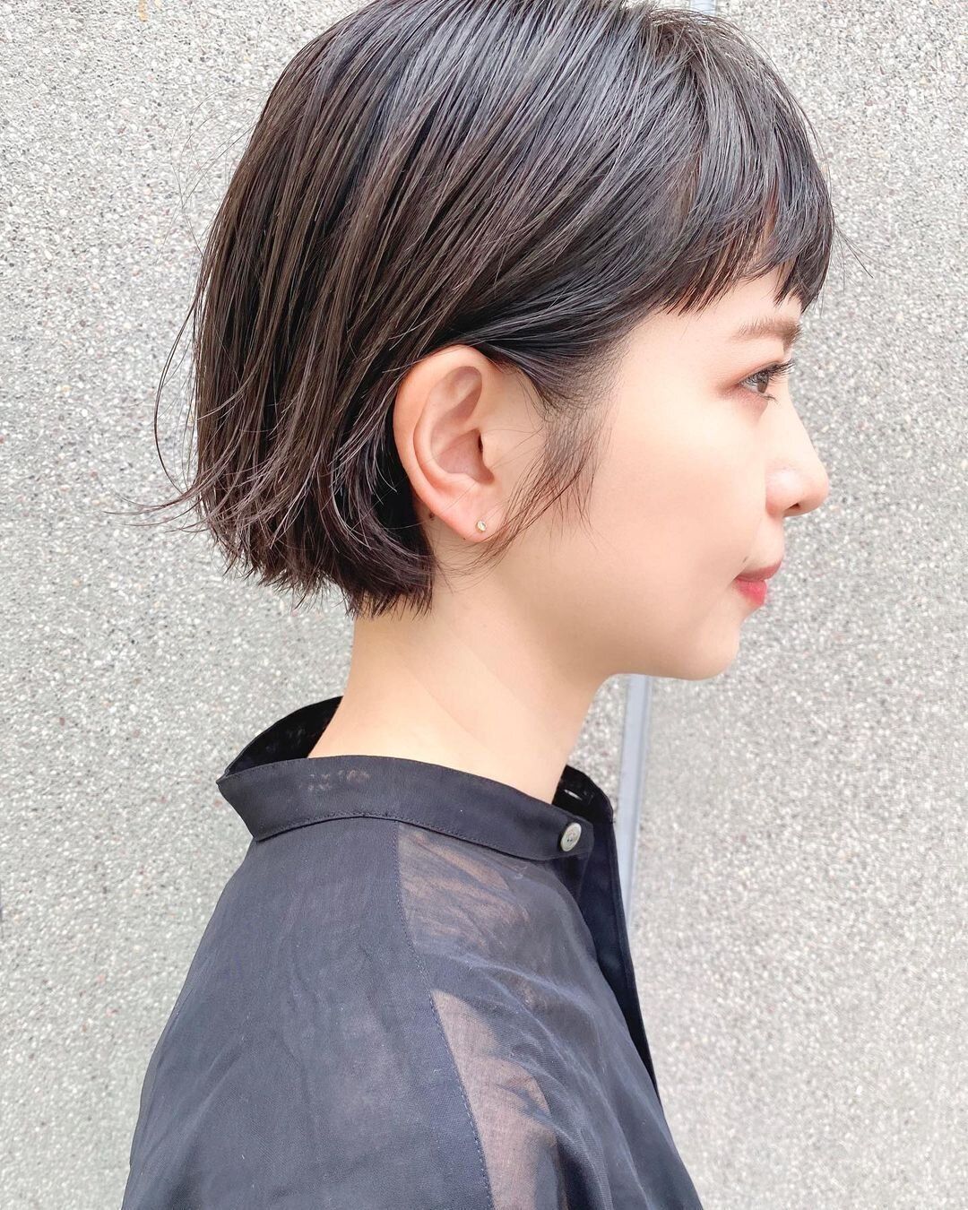 40代女性に似合うボブ!コンパクトでモードなミニボブ