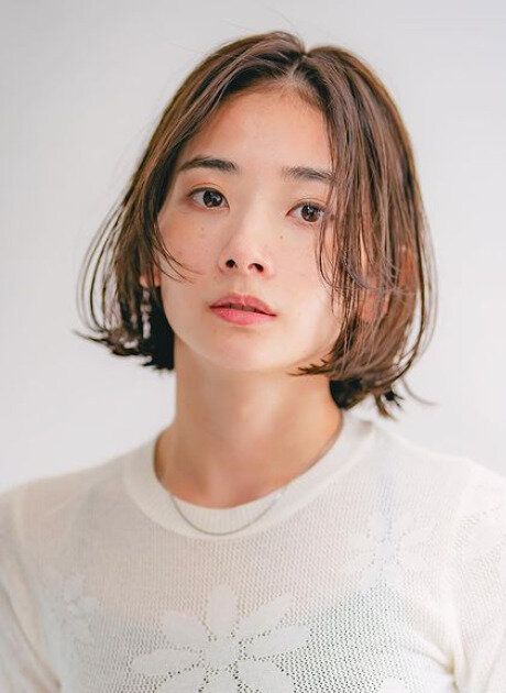 こなれ感が簡単に作れる切りっぱなしボブ