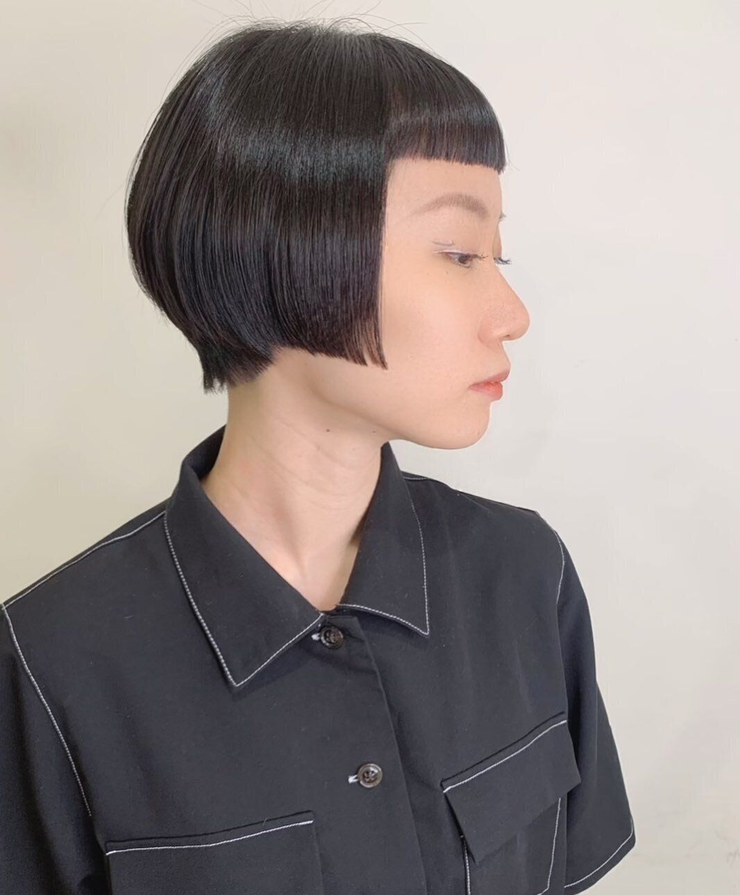 40代女性に似合うボブ!エッジの効いた個性派ボブ