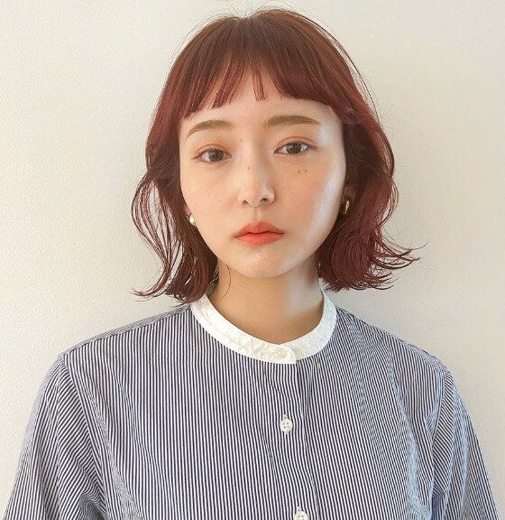 ブリーチなしでパッと明るく!大人のヘルシー外ハネボブ