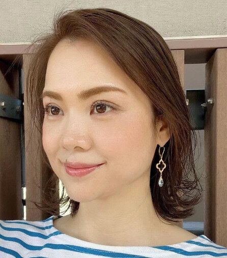 気になる白髪が目立ちにくくなる!ハイライトを入れた外ハネボブ