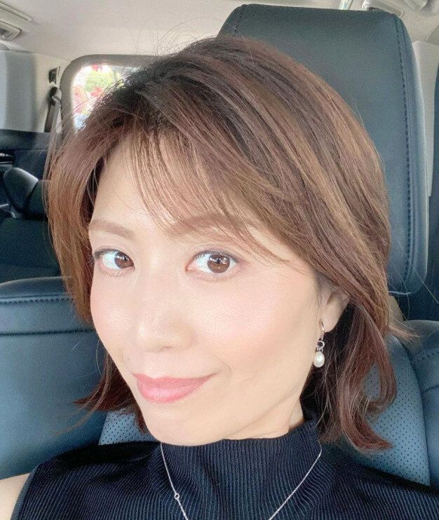 40代女性に似合うボブ。大人の余裕が感じられるクール外ハネボブ