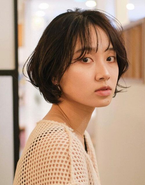 こなれ感のある大人ボブ