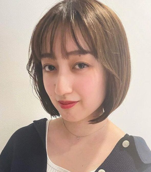 大人もアレンジしやすい!韓国ボブ