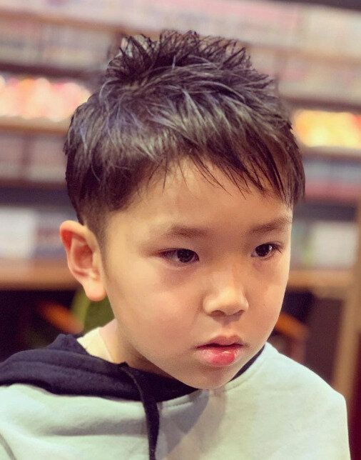 メリハリが利いている!スパイキーツーブロック