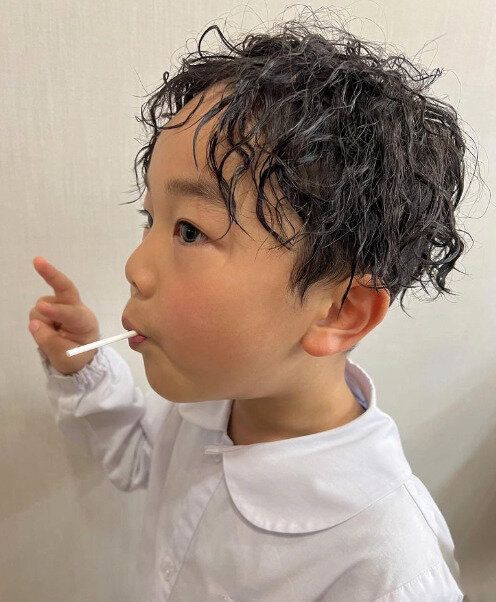 大人顔負け!ツイストミックスパーマ