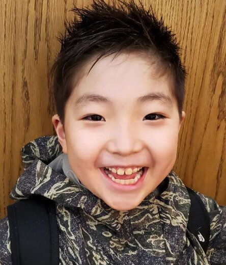 水泳帽子も簡単に装着!やんちゃなモヒカンヘア