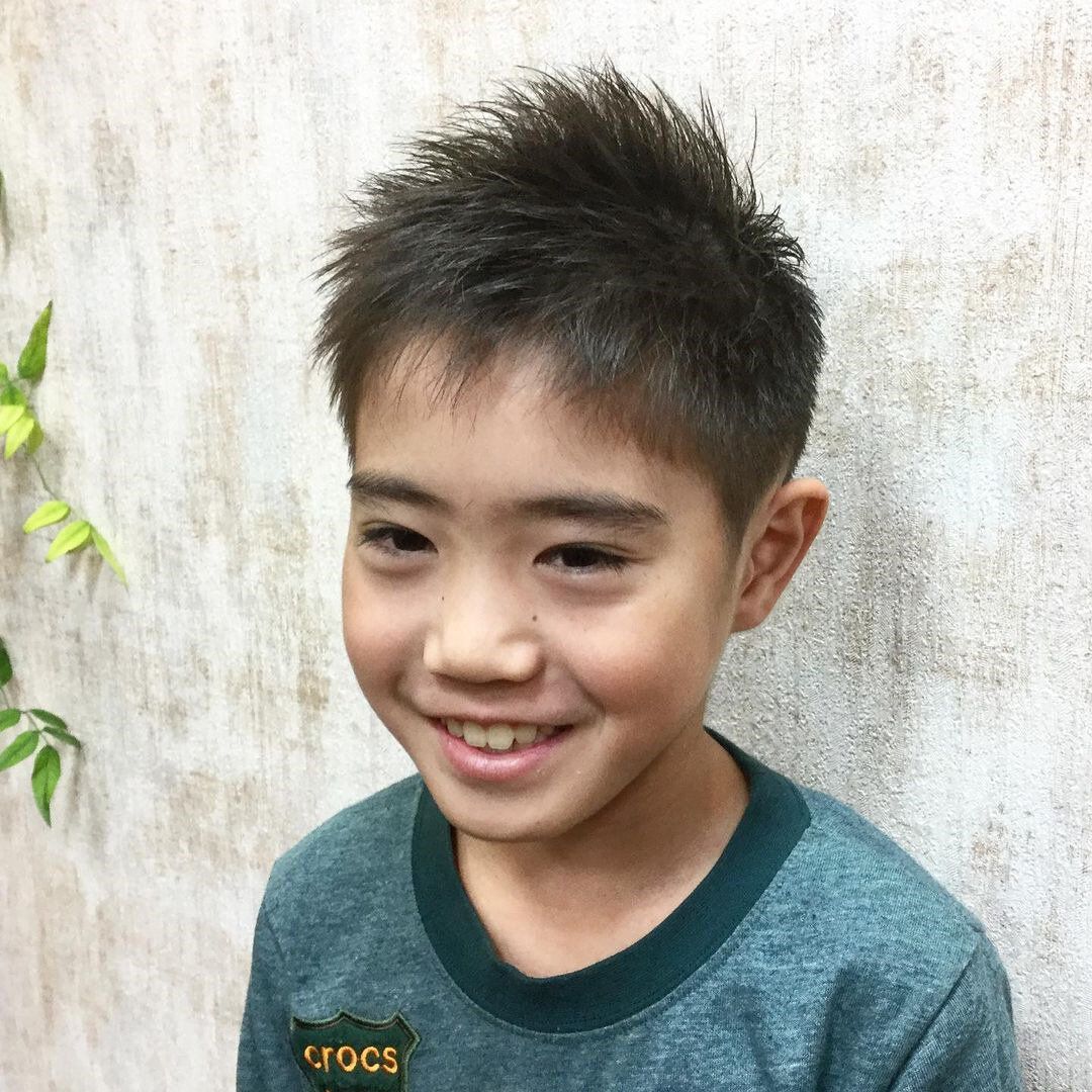 おしゃれ小学生男子の髪型・ヘアカタログ!ベリーショートで元気よく!