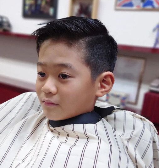 外国人風に決まる!バーバーヘアスタイル