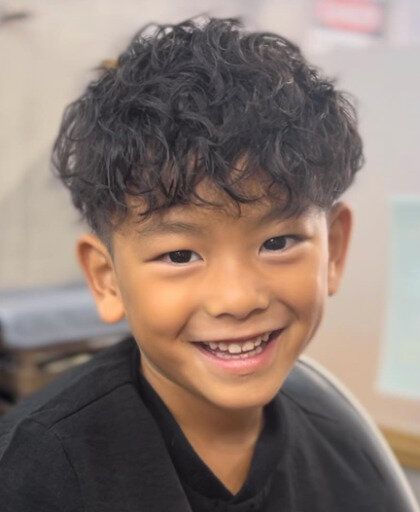 刈り上げ✖️ハードパーマでクールに!キッズパーマヘア