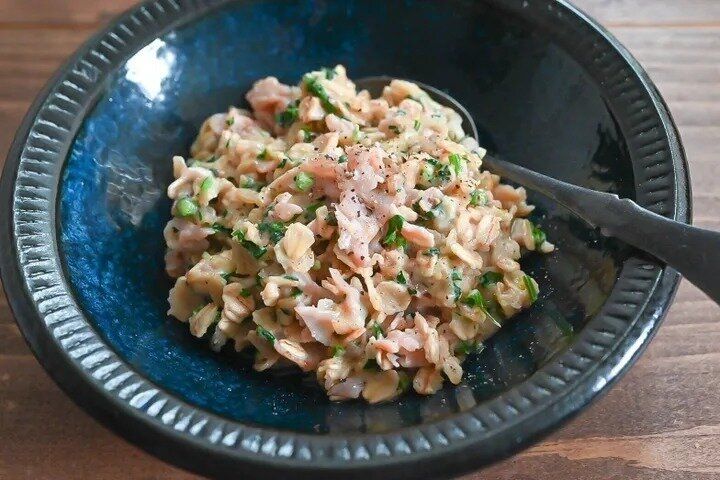 オートミールのリゾット風