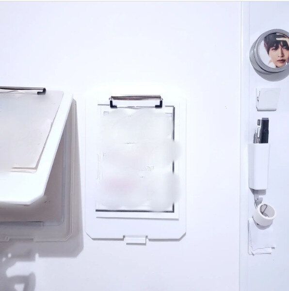 ダイソーのクリップボード付書類ケースが便利