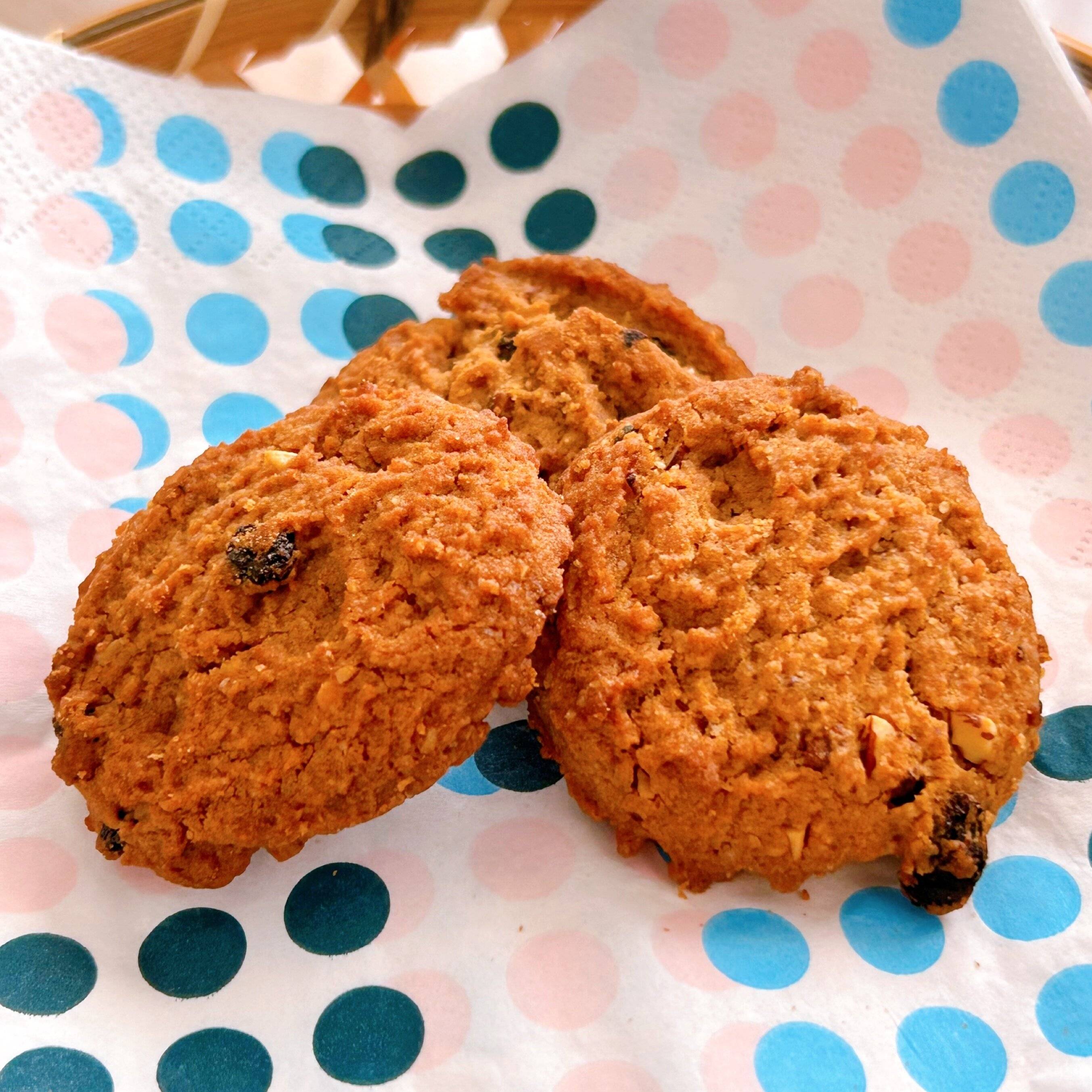 レーズンといちじくのシリアルクッキー