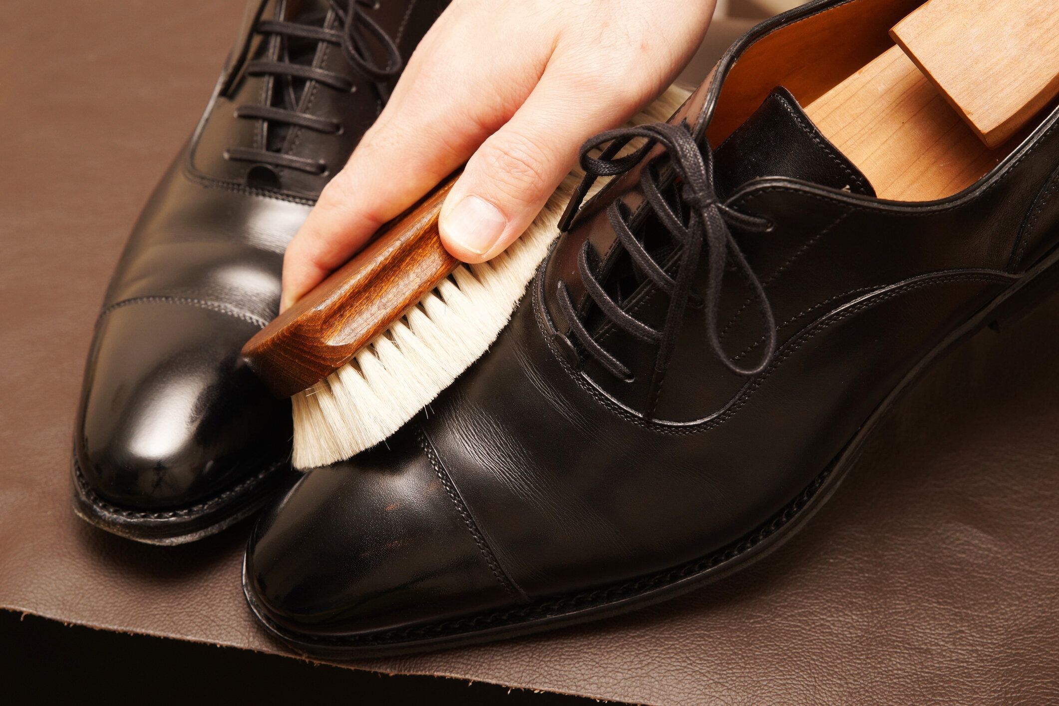 ブラッシングシューズ