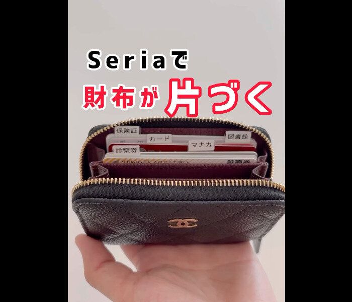 【セリア】1秒で財布から出せる！カードホルダー