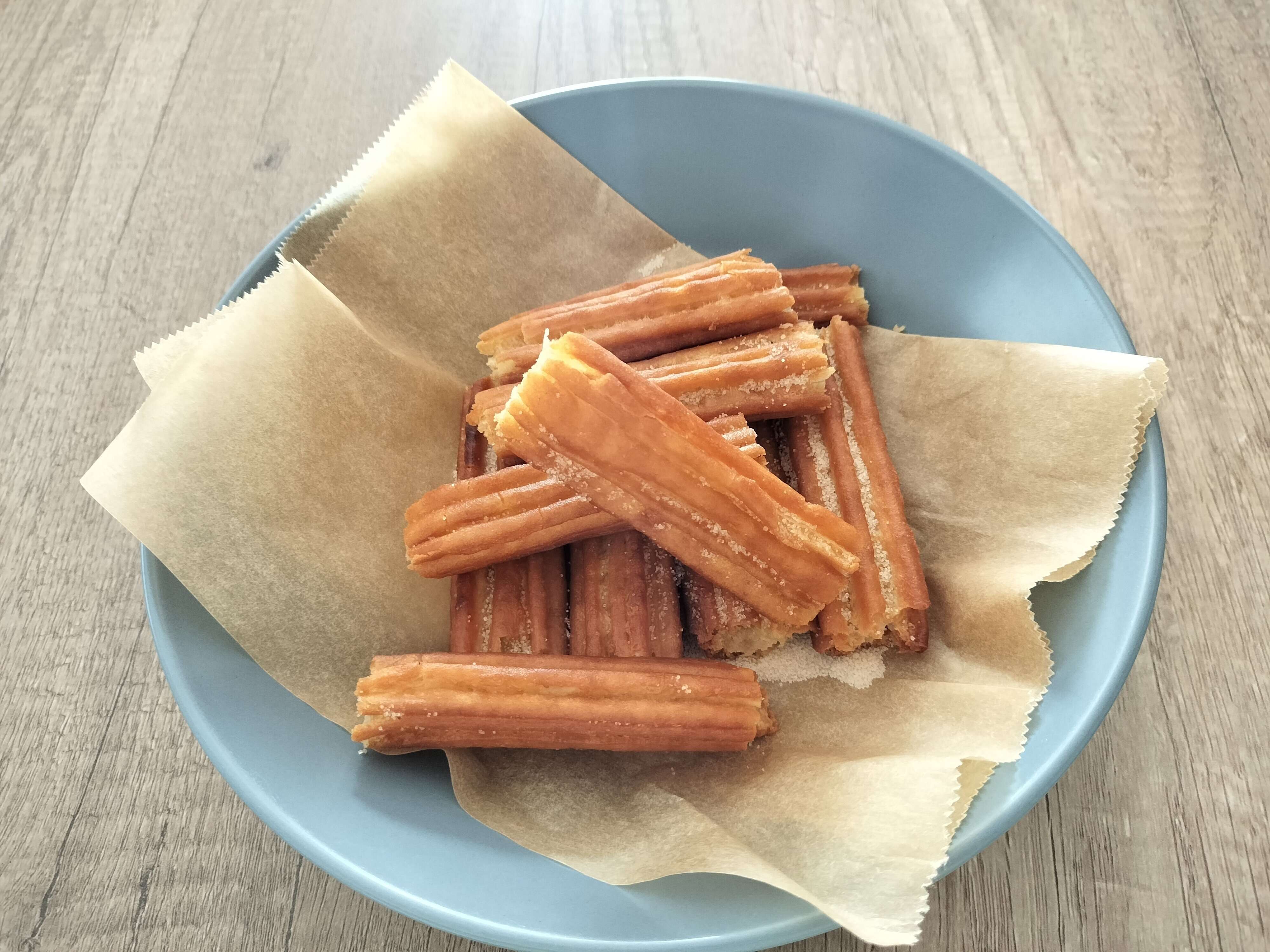 完成したチュロス