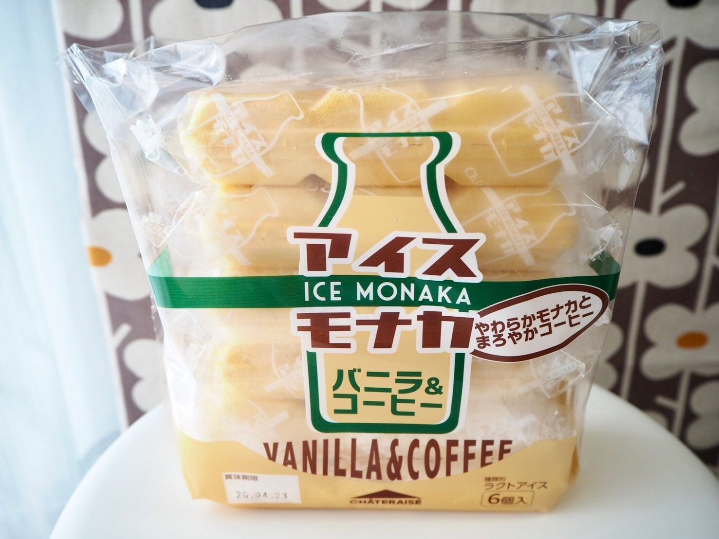 シャトレーゼ「アイスモナカバニラ&コーヒー」商品写真