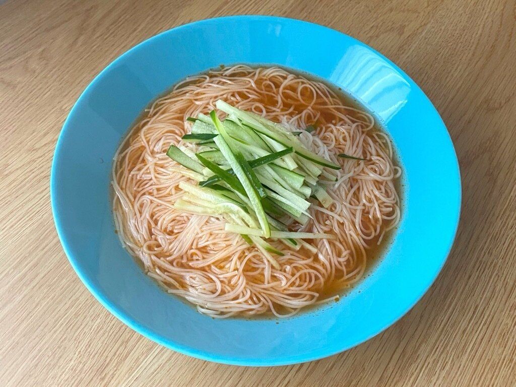 韓国式冷やしコチュジャンつゆ