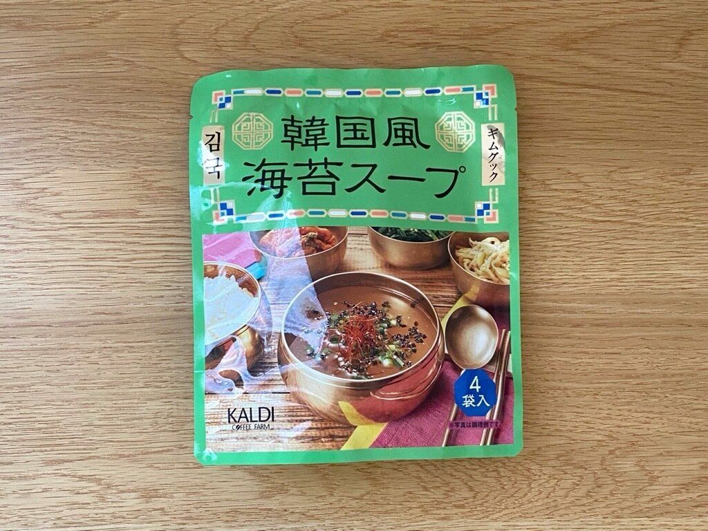 韓国風海苔スープ