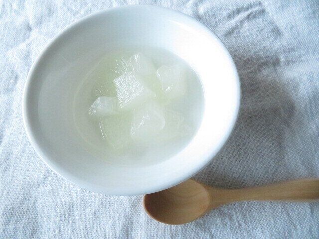 夏らしいデザートの完成