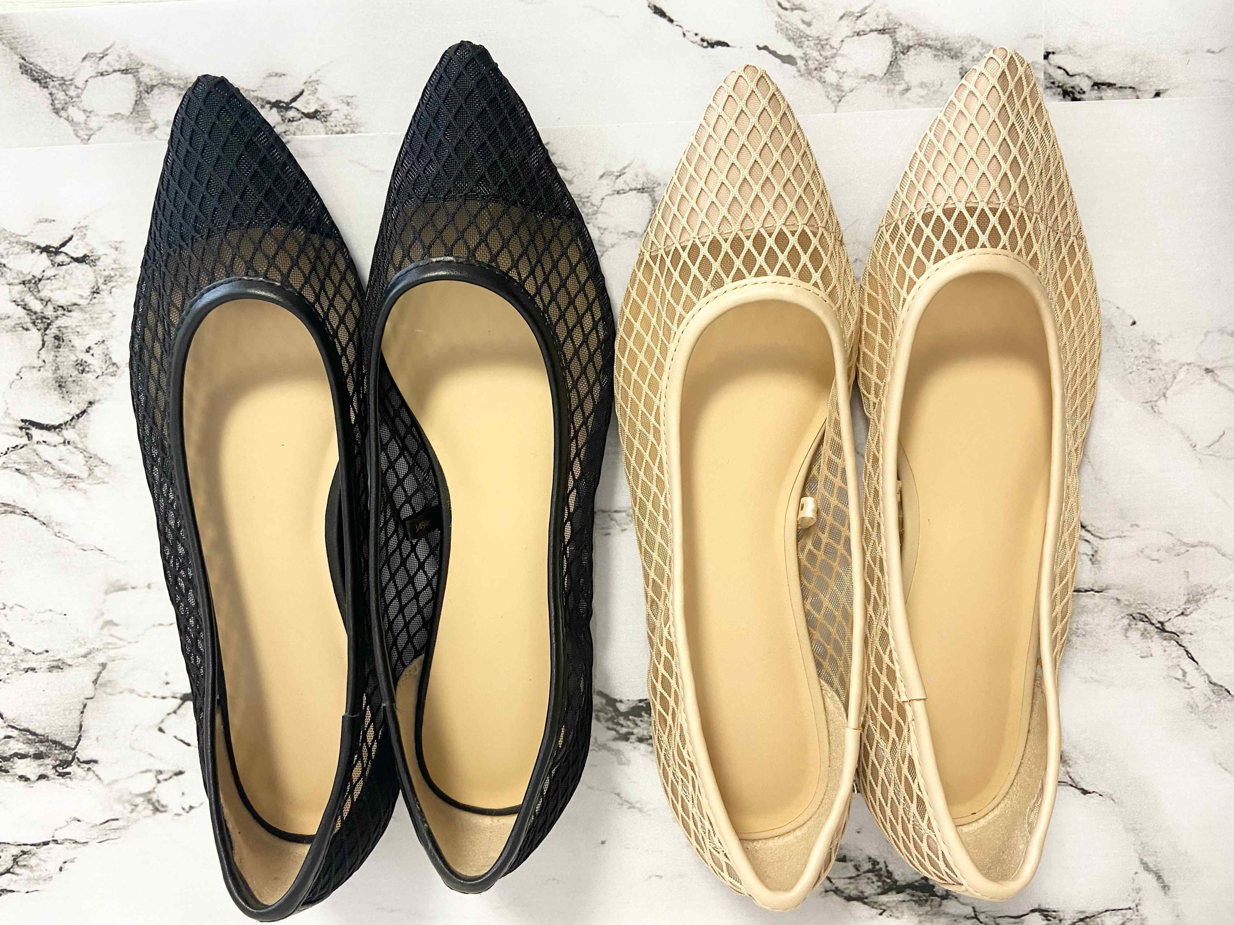 GU　チュールフラットシューズ