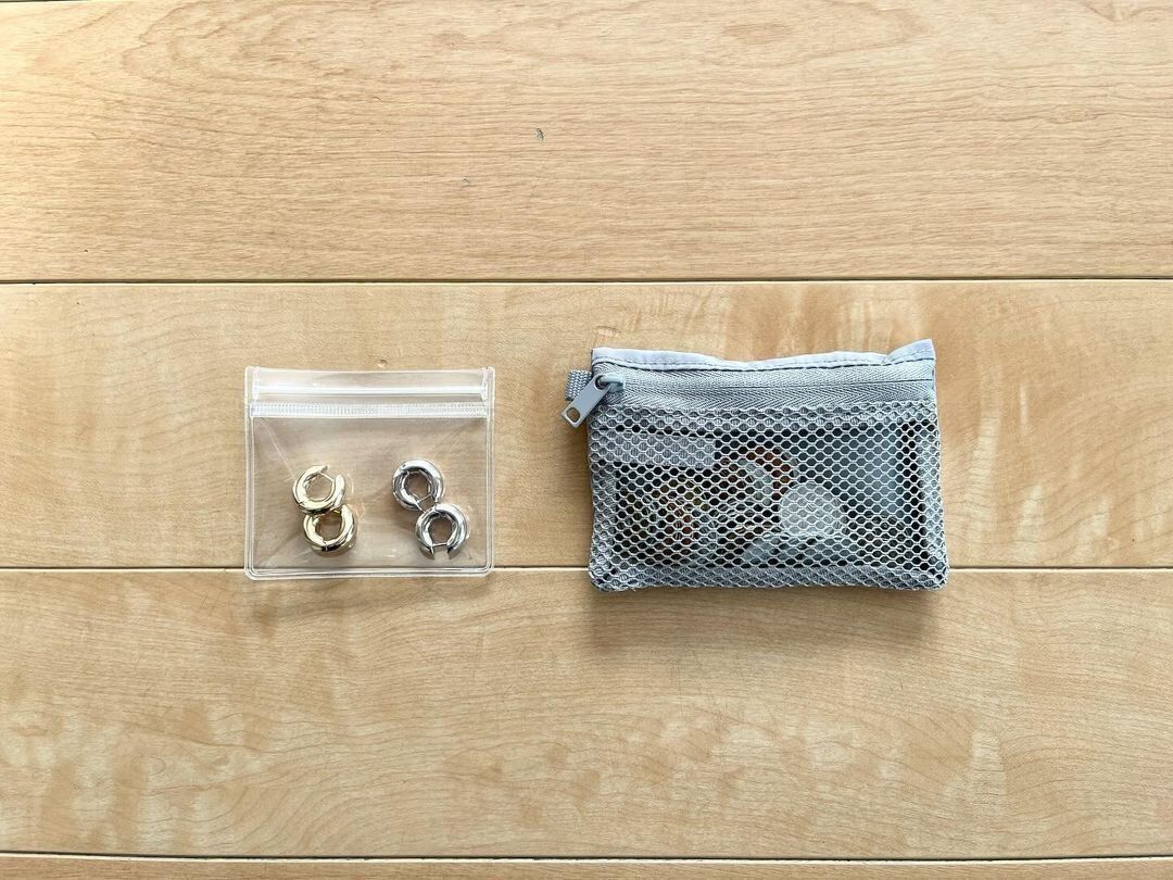 【無印良品】中身が見やすい!メッシュポーチ