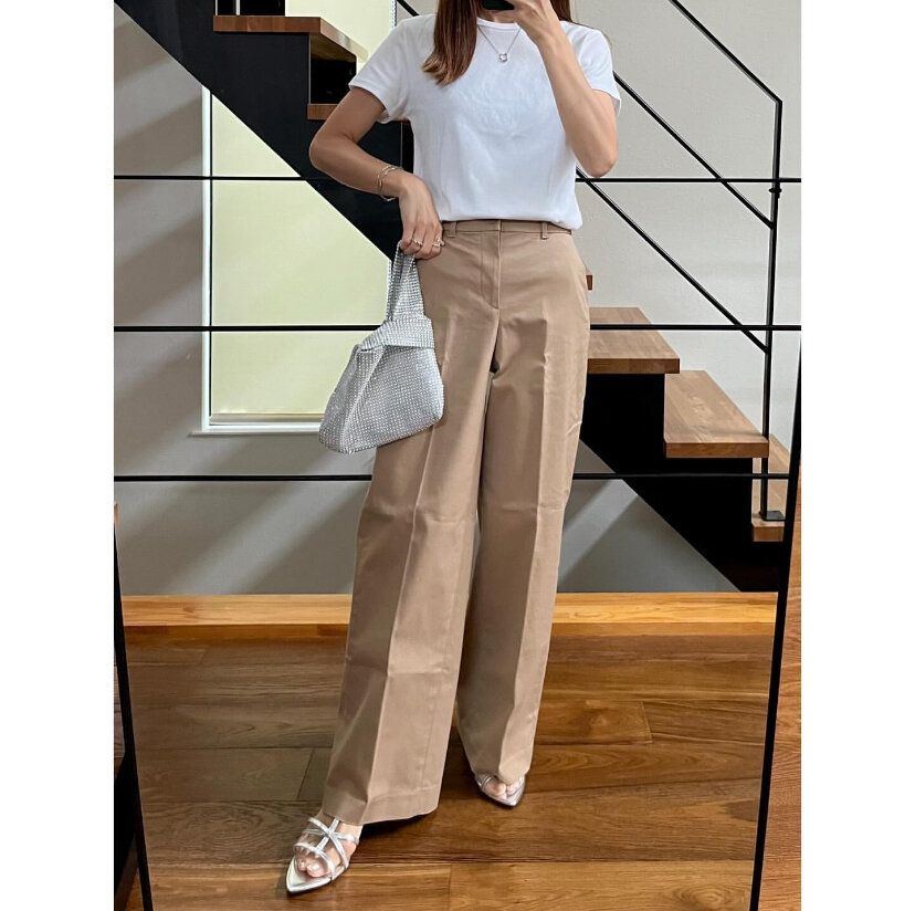 ワイドチノパンツ ユニクロ