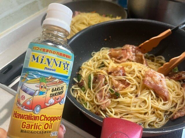 【カルディ】本場ハワイの味を再現できるけど！海老だけじゃもったいないガーリックオイル