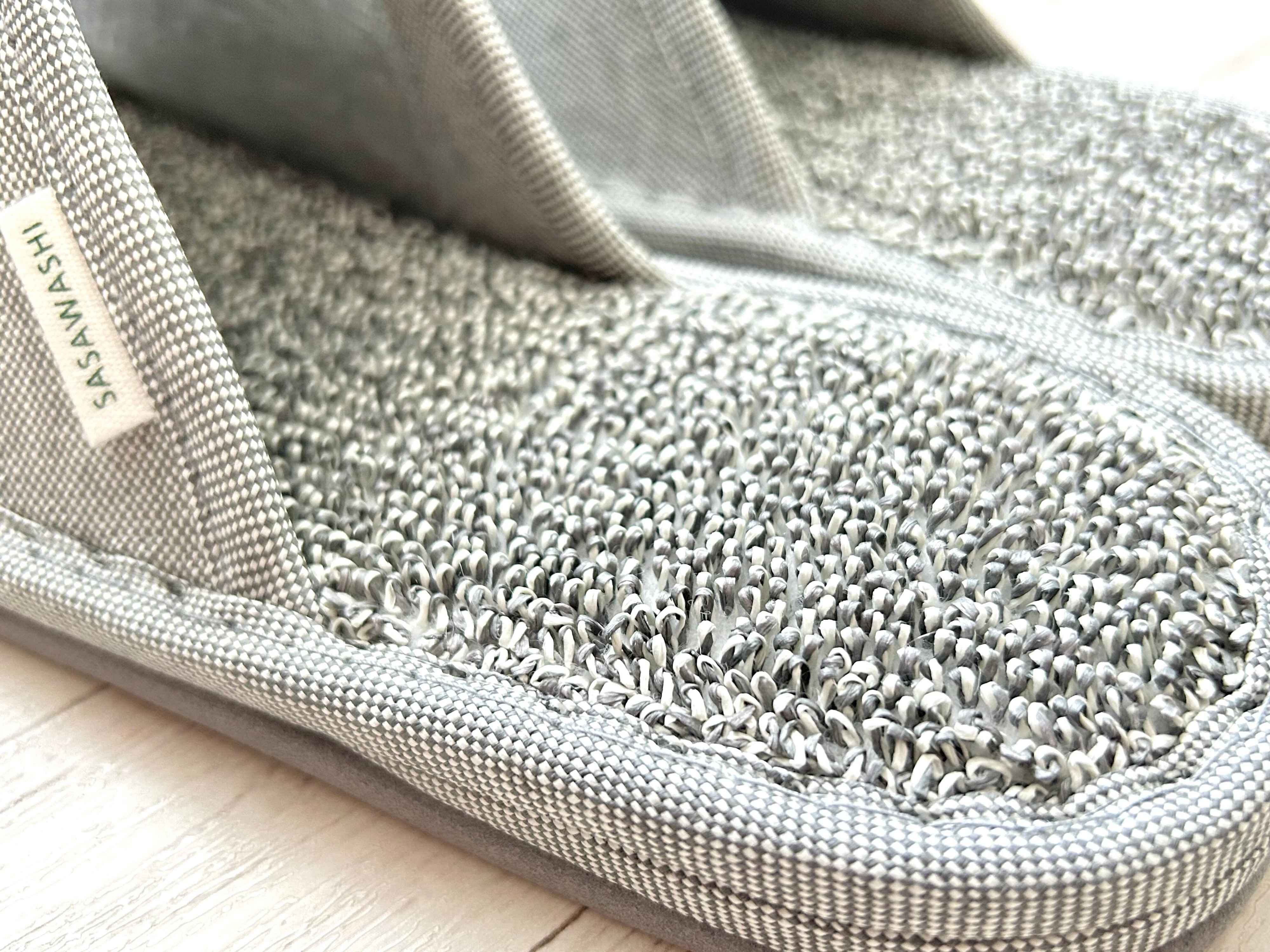 楽天　ささ和紙パイルスリッパ　蒸れない　夏