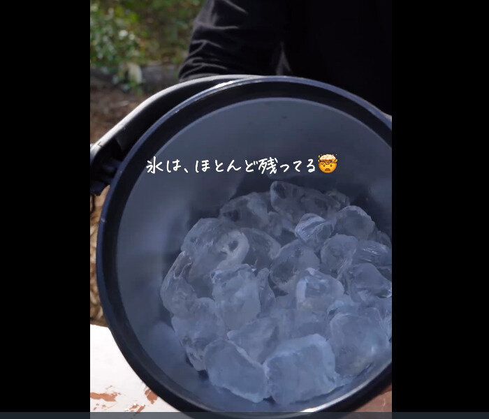 【ワークマン】氷溶けず優秀！ラウンド真空ハイブリッドコンテナ