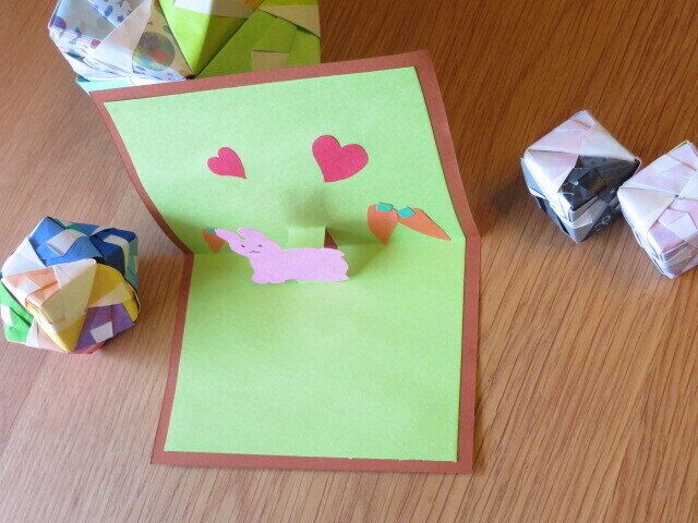 飾りが飛び出すしかけ