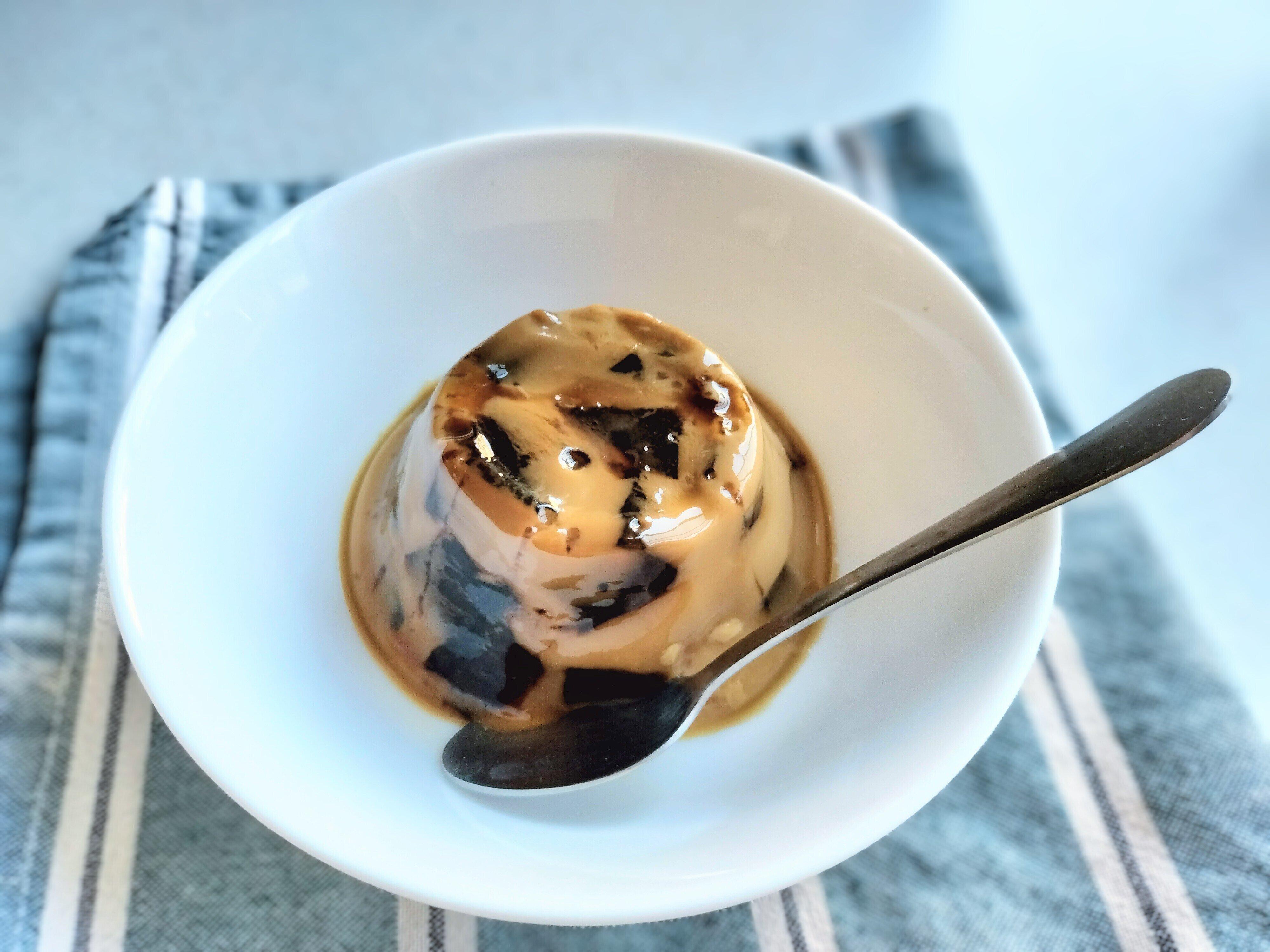 珈琲ゼリーinミルク珈琲プリン