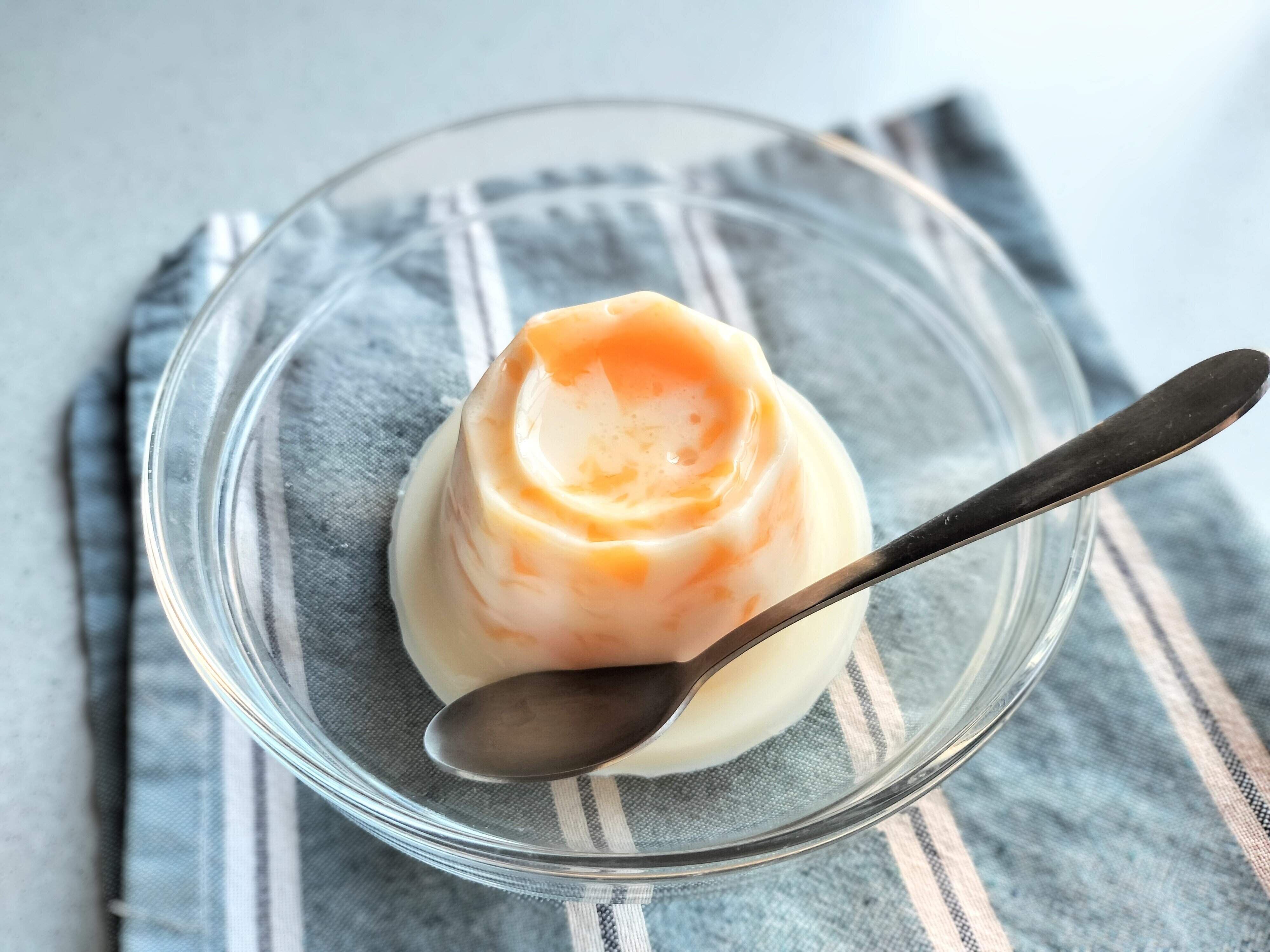 マンゴープリンin杏仁豆腐