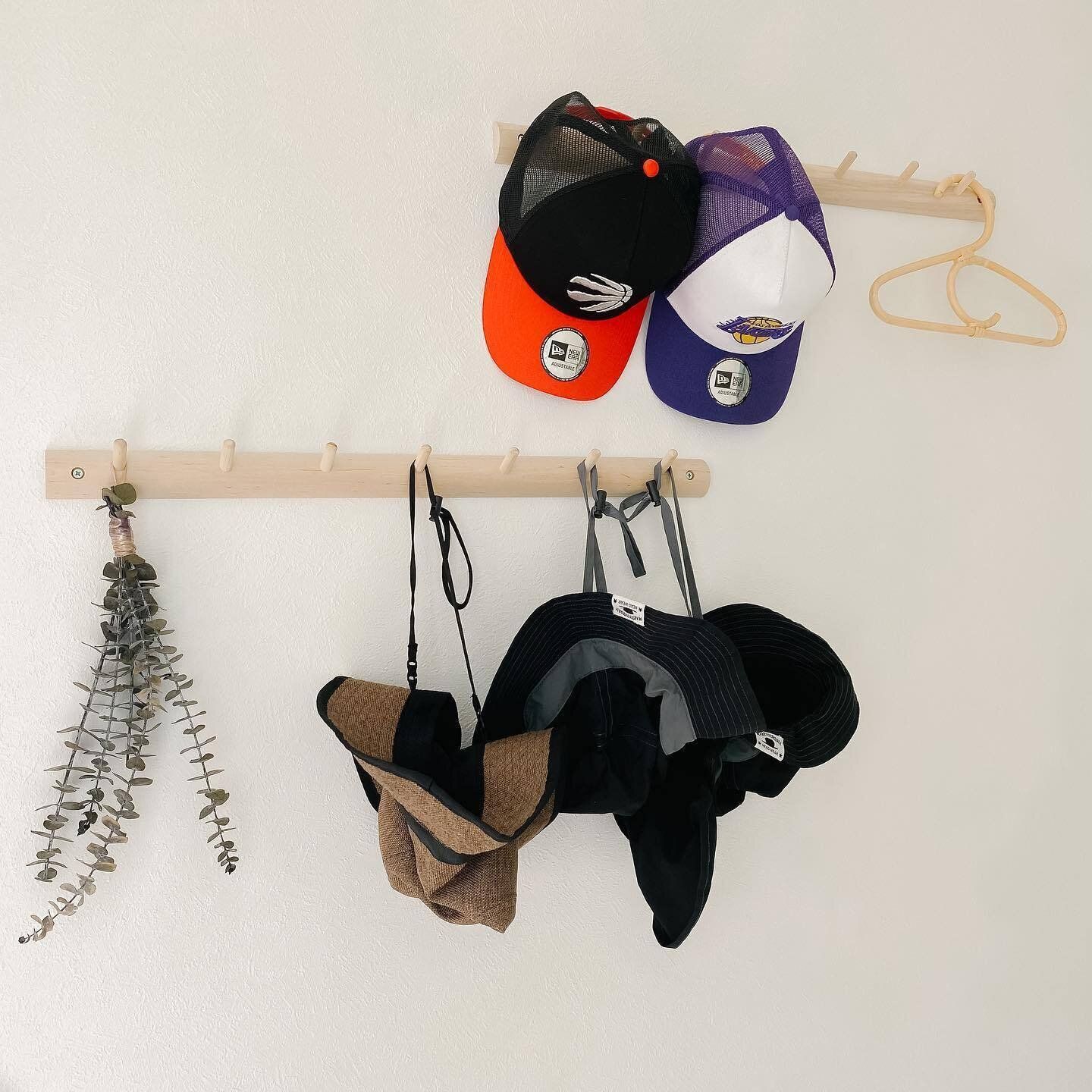 ウォールフックでおしゃれに収納！