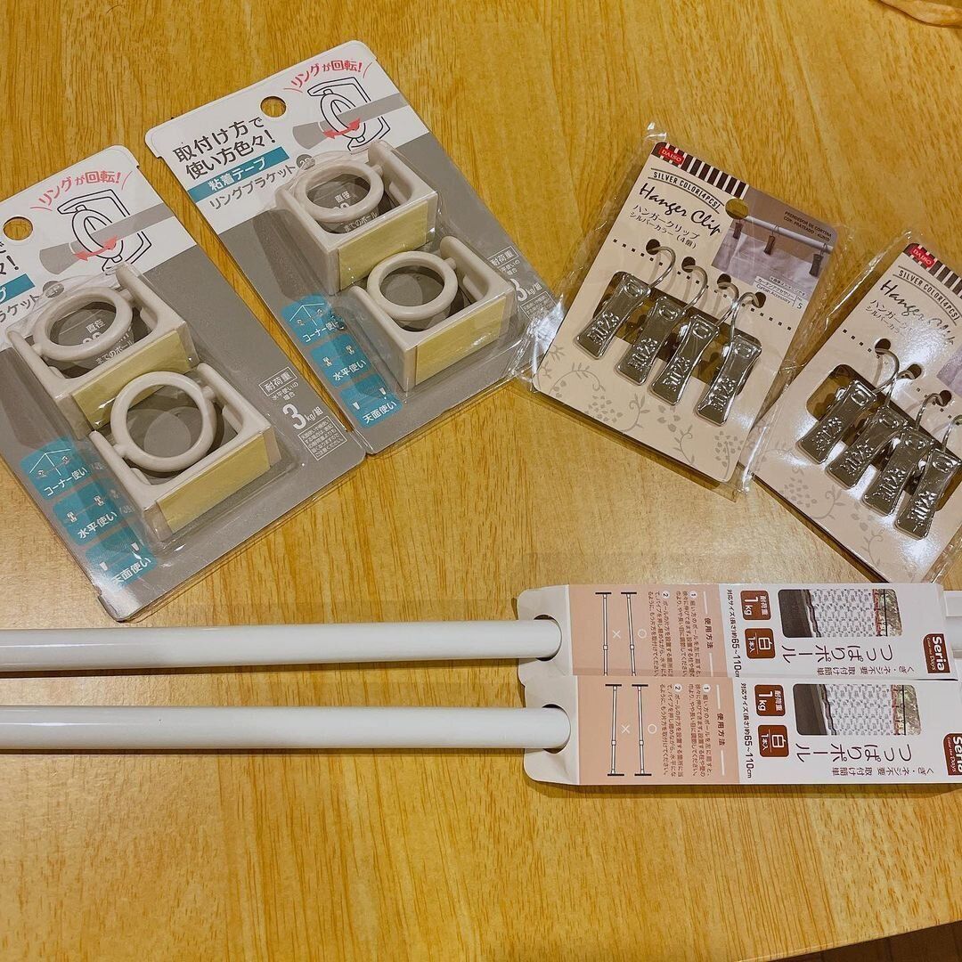 セリアのアイテムでどこでも帽子収納