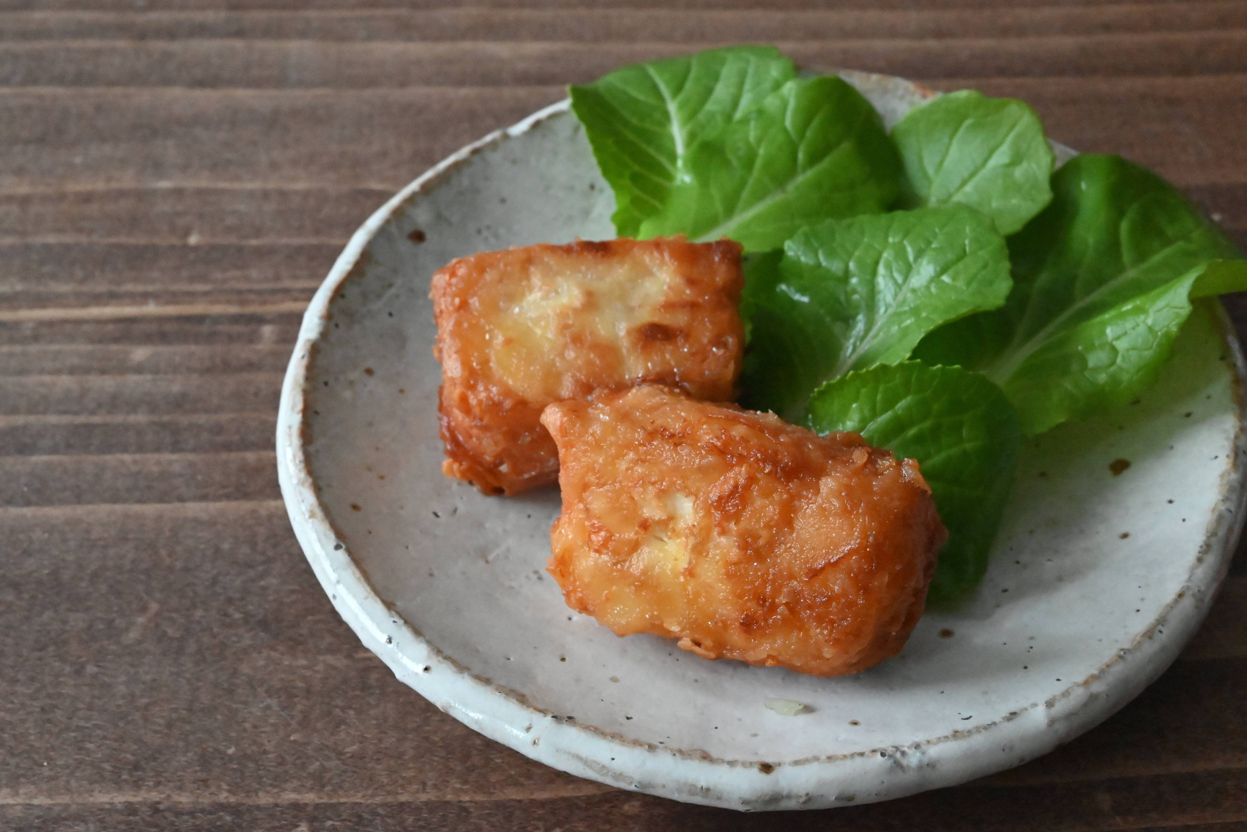 フェタチーズの揚げ焼き