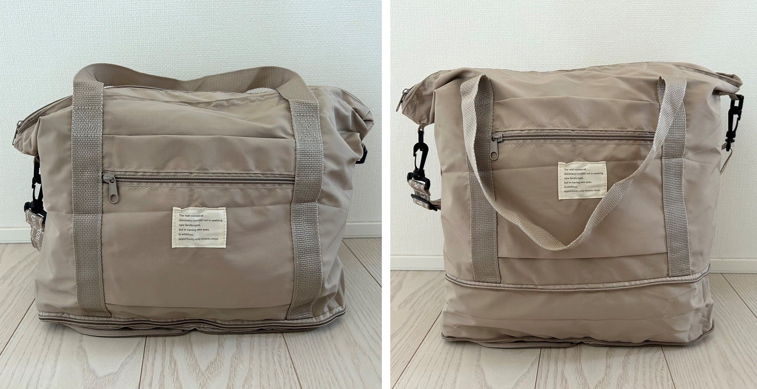 【3COINS】旅行時に持っていきたい！キャリーケースでのお出かけに便利なバッグ！