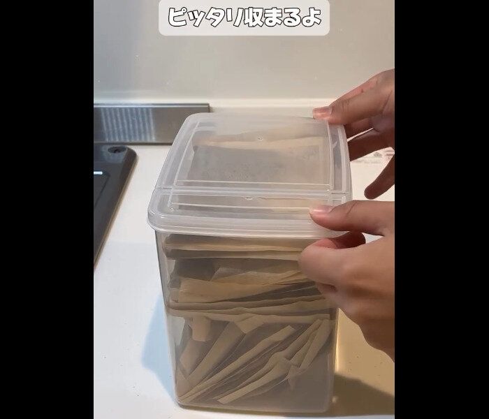 【セリア】出し入れ簡単！ロックパックワイド