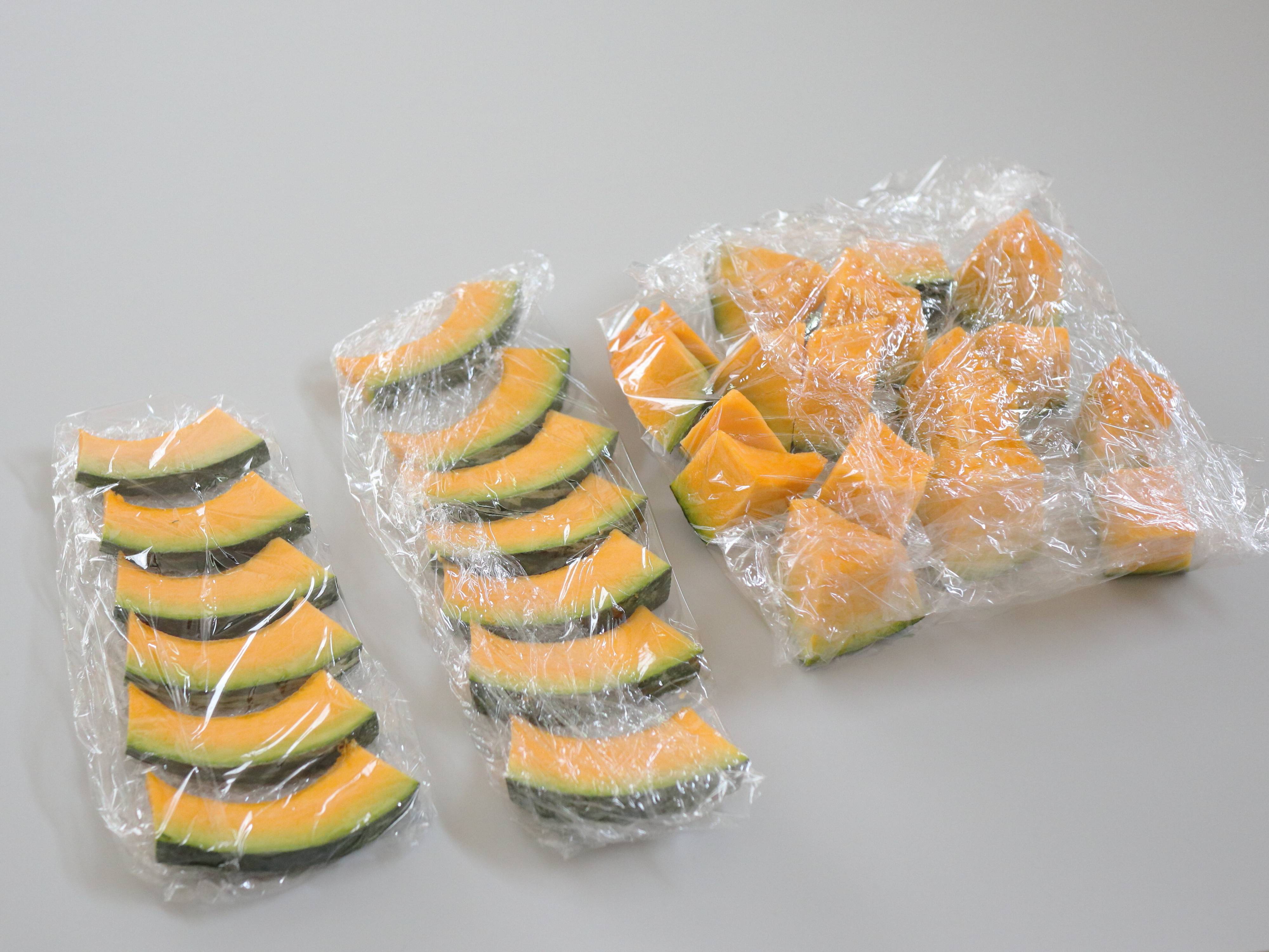 かぼちゃの冷凍保存方法